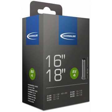 C�mara de ar Schwalbe 16*1.3/8 Agv 40mm (Av4) (Bicicletas Brompton)